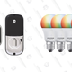 SYLVANIA Smart+ Wi-Fi Color Dimmable Lightbulbs (4-Pack) | $24 | Amazon
Yale Smart Touchscreen Deadbolt (Satin Nickel) | $153 | Amazon Gold Box